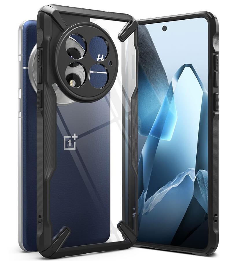 Противоударен Хибриден Калъф за Oneplus 13, Ringke Fusion X Case, Черен