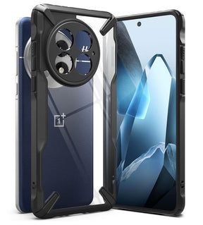 Противоударен Хибриден Калъф за Oneplus 13, Ringke Fusion X Case, Черен