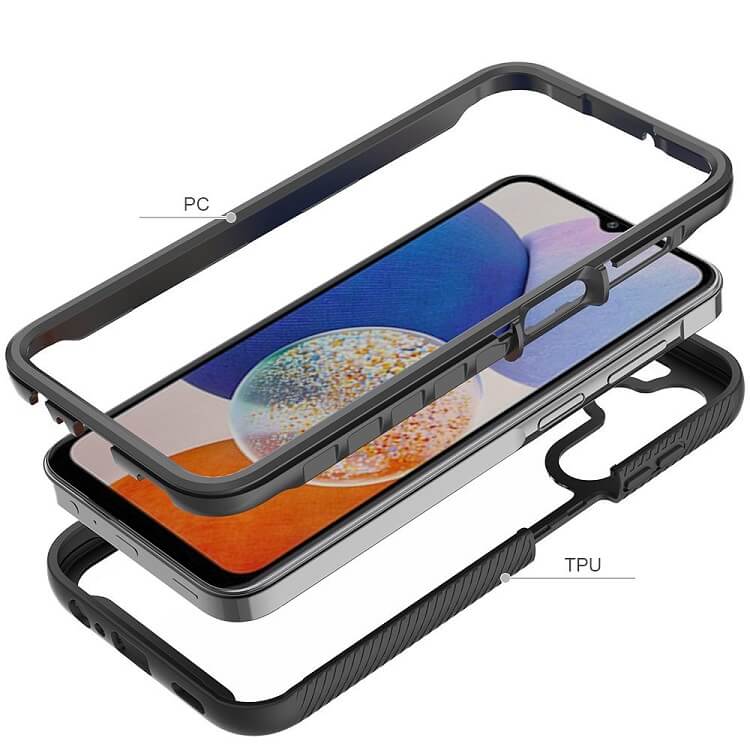 Цялостен Калъф за Samsung A16, Tech-Protect Defense 360 Case, Черен (4)
