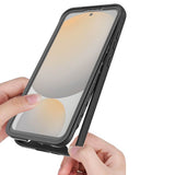 Magsafe Калъф за Samsung S24 FE, Tech-Protect Defense 360 Case, Черен (2)