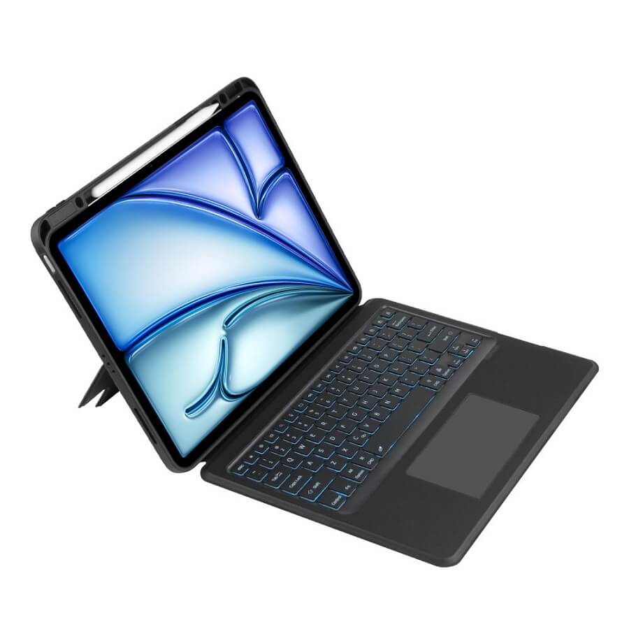 Калъф с Клавиатура за iPad Air 13" M4/ M3/ M2, Tech-Protect SC Pen Magnetic Keyboard Case, Черен (3)