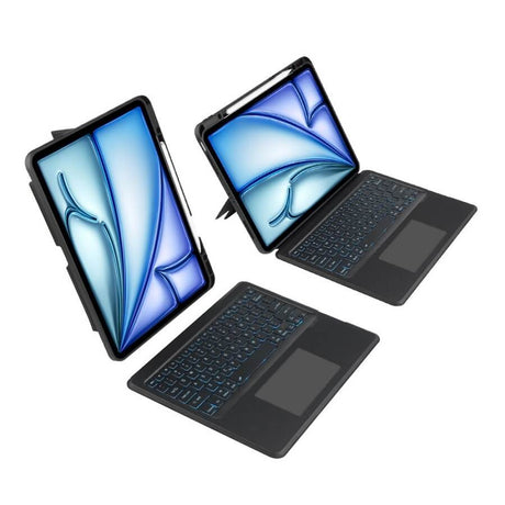 Калъф с Клавиатура за iPad Air 13" M4/ M3/ M2, Tech-Protect SC Pen Magnetic Keyboard Case, Черен (7)