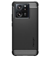 Противоударен Калъф за Xiaomi 13T/ Pro, Spigen Rugged Armor Case, Черен (2)