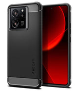 Противоударен Калъф за Xiaomi 13T/ Pro, Spigen Rugged Armor Case, Черен