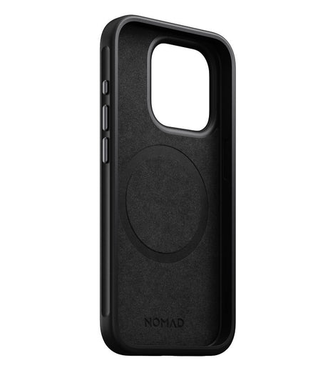 Magsafe Калъф от Естествена Кожа за iPhone 15 Pro, Nomad Modern Leather Case, Кафяв (6)