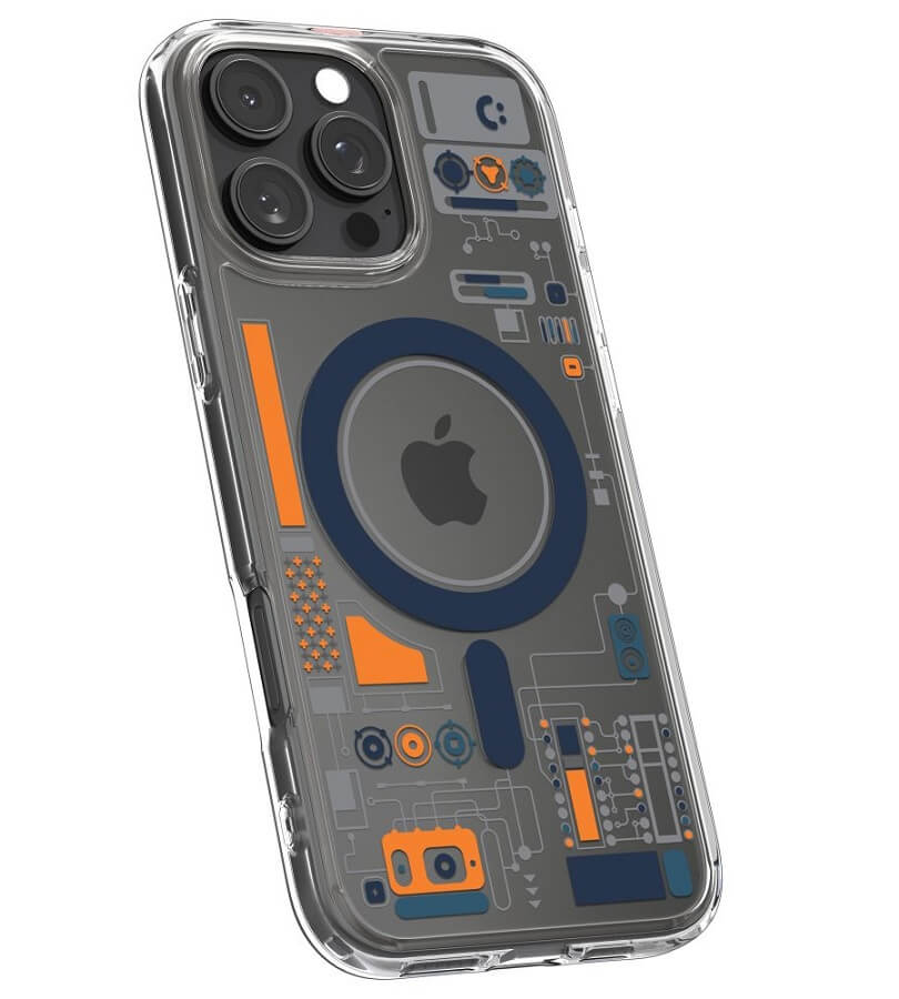 Magsafe Калъф за iPhone 16 Pro, Spigen Cyrill Ultra Hybrid Mag Case, Прозрачен (2)
