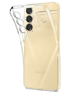 Тънък Силиконов Калъф за Samsung A16, Spigen Crystal Flex Case, Прозрачен