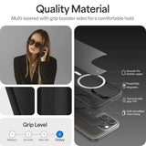 Magsafe Кожен Калъф с Връзки за iPhone 16 Pro Max, Spigen Cyrill Kajuk Classic Charm, Черен (9)