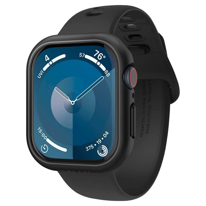 Калъф за Apple Watch 11/ 10 42mm, Spigen Thin Fit Case, Черен (4)