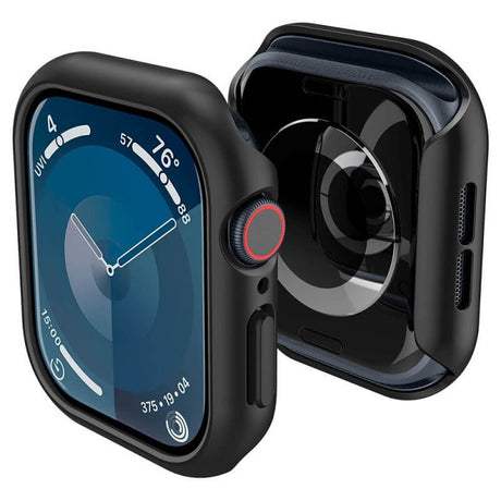 Калъф за Apple Watch 11/ 10 42mm, Spigen Thin Fit Case, Черен (3)