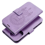 Кожен Калъф за iPhone 16 Pro Max, Forcell Mezzo Book Case, Лилав (3)
