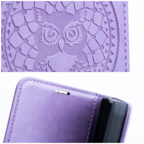Кожен Калъф за iPhone 16 Pro Max, Forcell Mezzo Book Case, Лилав (7)