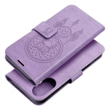 Кожен Калъф за iPhone 16, Forcell Mezzo Book Case, Лилав (3)