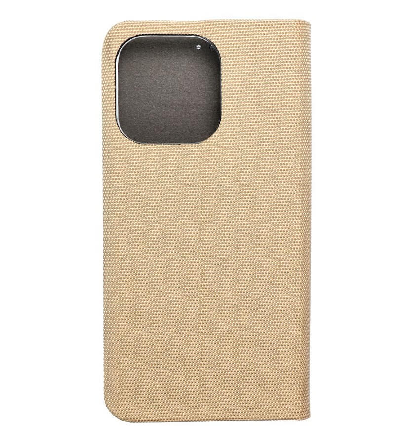 Луксозен Калъф за iPhone 16 Pro, Sensitive Book Case, Златист (2)