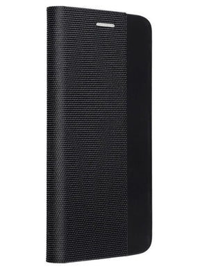 Луксозен Калъф за iPhone 16, Sensitive Book Case, Черен