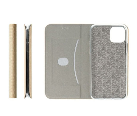 Луксозен Калъф за Samsung A36, Sensitive Book Case, Златист (5)