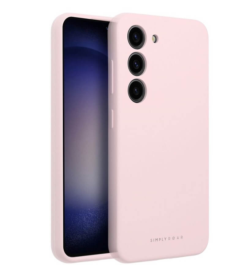 Силиконов Калъф за Samsung A36, Roar Cloud-Skin Case, Розов (2)