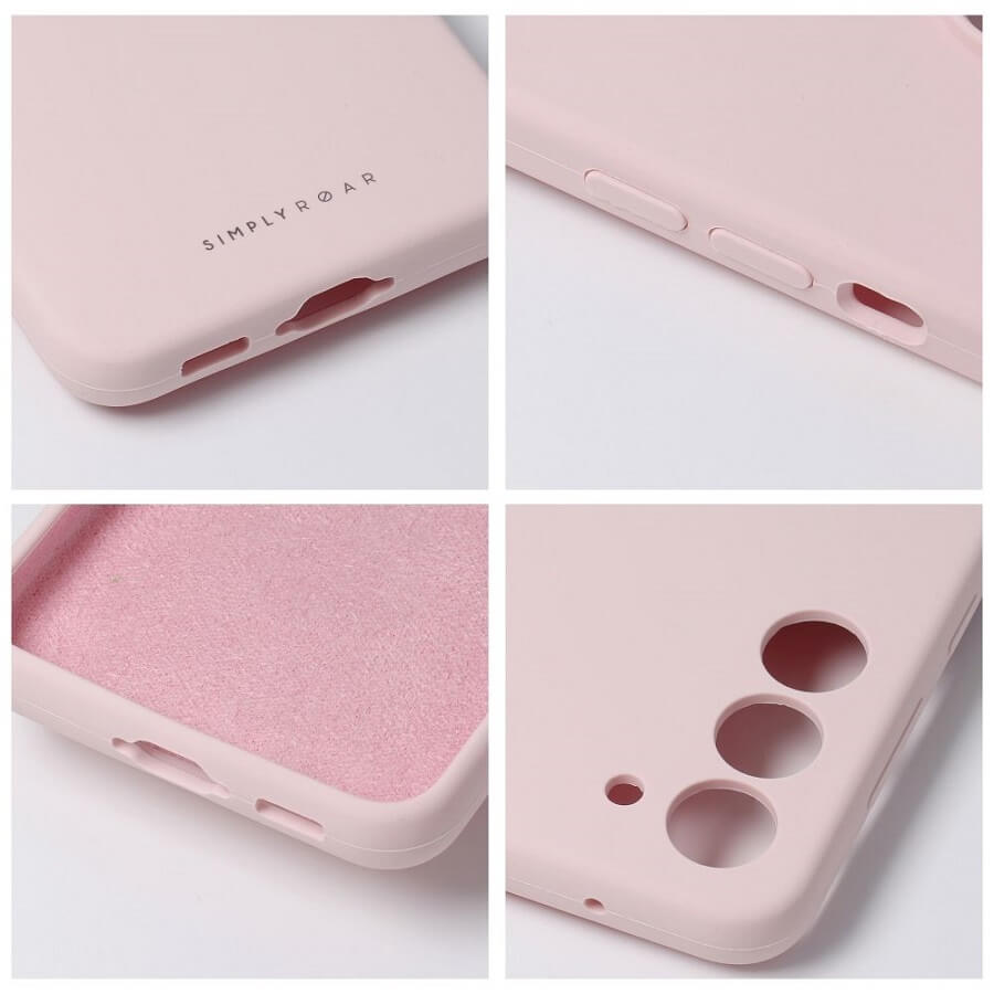 Силиконов Калъф за Samsung A36, Roar Cloud-Skin Case, Розов (5)