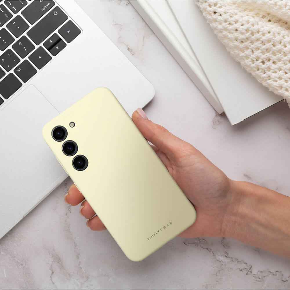 Силиконов Калъф за Samsung A16, Roar Cloud-Skin Case, Жълт (6)