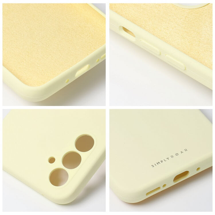 Силиконов Калъф за Samsung A16, Roar Cloud-Skin Case, Жълт (5)