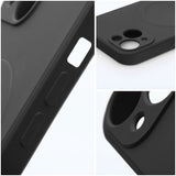 Magsafe Калъф за Samsung A16, Roar Silicone Mag Case, Черен (8)