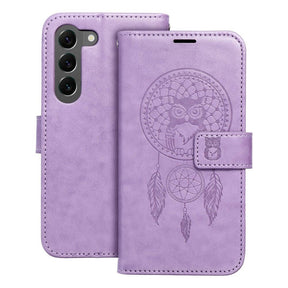 Кожен Калъф за Samsung A16, Forcell Mezzo Book Case, Лилав