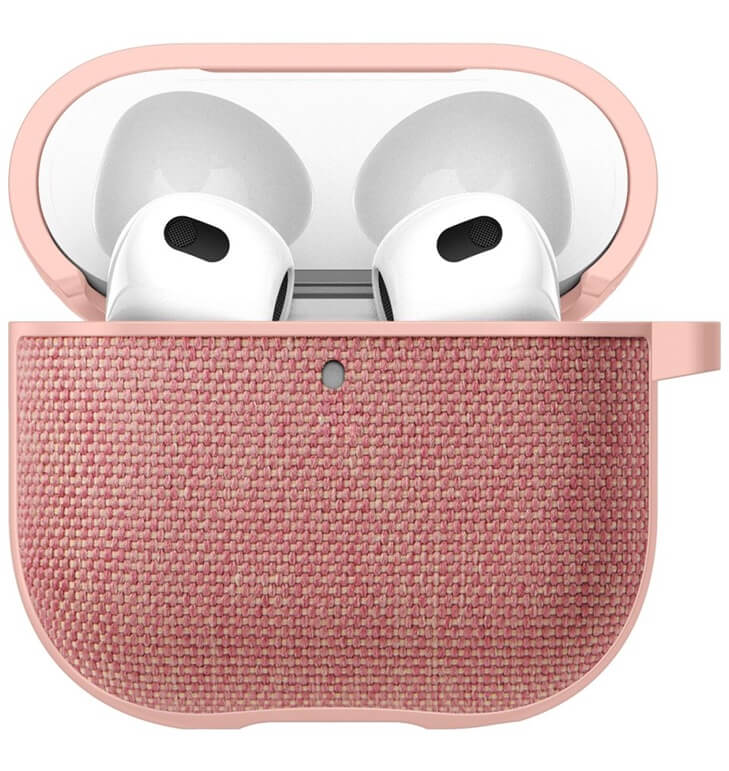 Луксозен Калъф за Apple AirPods 4, Spigen Urban Fit Case, Розов (2)