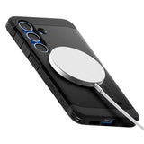 Magsafe Противоударен Калъф за Samsung S25 Plus, Spigen Tough Armor Case, Черен (8)
