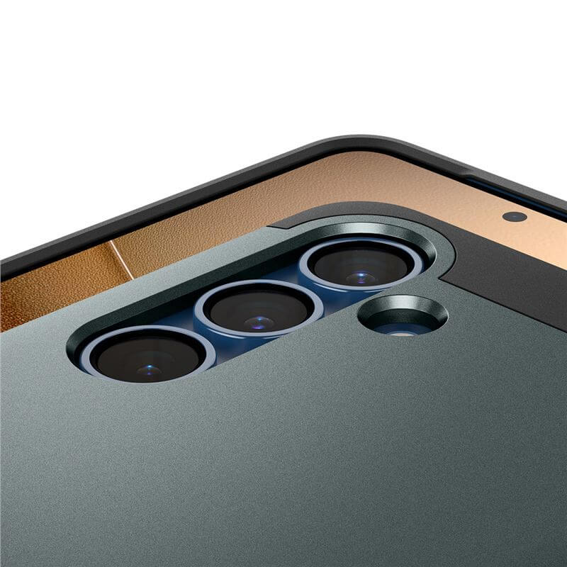Magsafe Противоударен Калъф за Samsung S25 Plus, Spigen Tough Armor Case, Зелен (9)