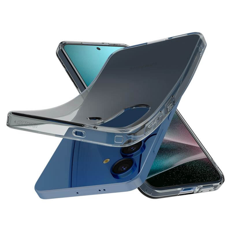 Силиконов Калъф за Samsung S25 Plus, Spigen Liquid Space Crystal Case, Черен (7)