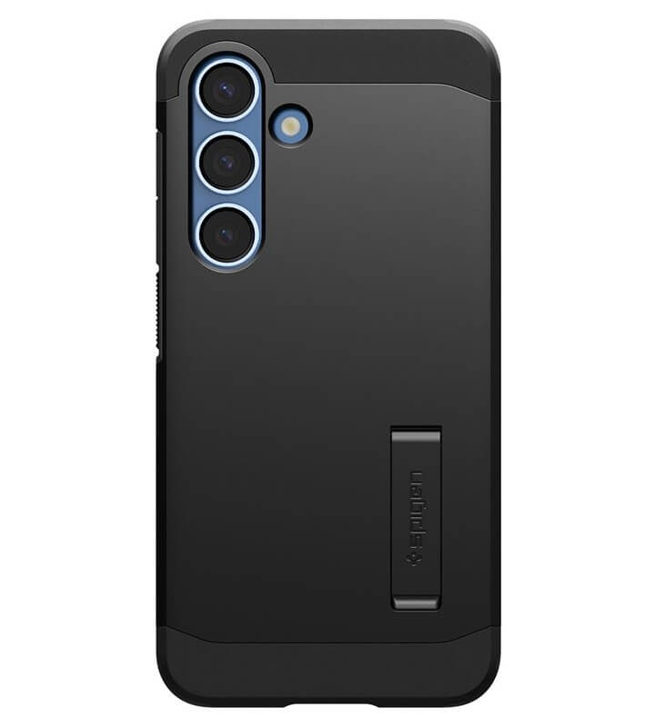 Magsafe Противоударен Калъф за Samsung S25, Spigen Tough Armor Case, Черен (2)
