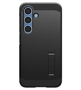 Magsafe Противоударен Калъф за Samsung S25, Spigen Tough Armor Case, Черен (2)