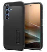 Magsafe Противоударен Калъф за Samsung S25, Spigen Tough Armor Case, Черен