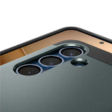 Magsafe Противоударен Калъф за Samsung S25, Spigen Tough Armor Case, Зелен (9)