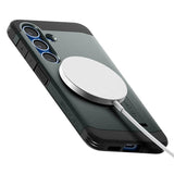 Magsafe Противоударен Калъф за Samsung S25, Spigen Tough Armor Case, Зелен (8)