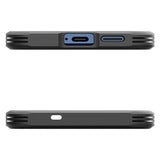 Magsafe Противоударен Калъф за Samsung S25, Spigen Tough Armor Case, Черен (5)