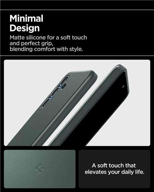 Magsafe Противоударен Калъф за Samsung S25, Spigen Thin Fit Magsafe Case, Зелен (9)