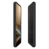 Magsafe Противоударен Калъф за Samsung S25, Spigen Thin Fit Magsafe Case, Черен (6)