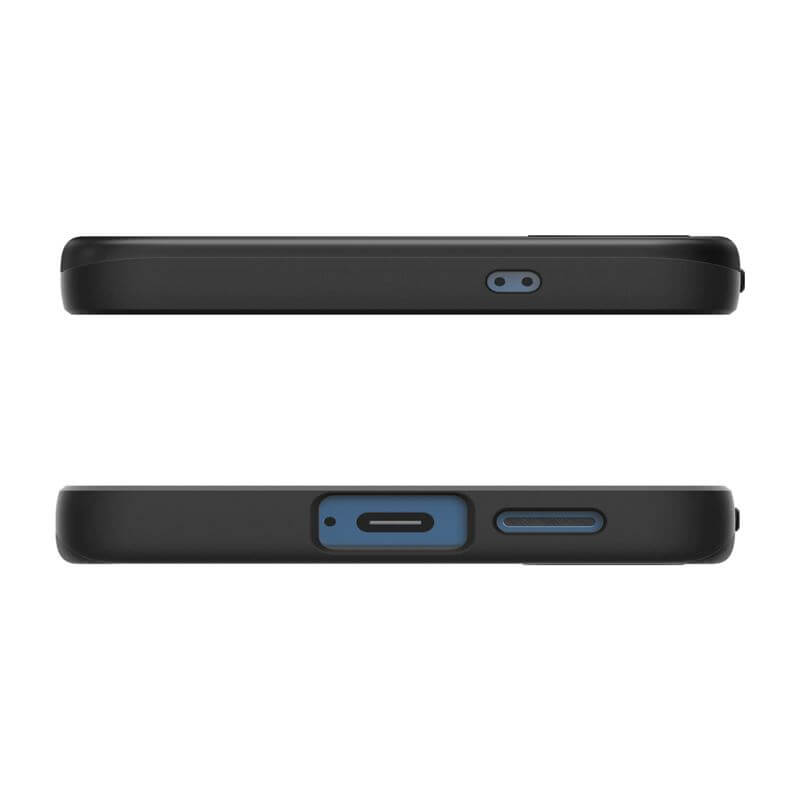 Magsafe Противоударен Калъф за Samsung S25, Spigen Thin Fit Magsafe Case, Черен (5)