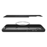 Magsafe Противоударен Калъф за Samsung S25, Spigen Thin Fit Magsafe Case, Черен (7)