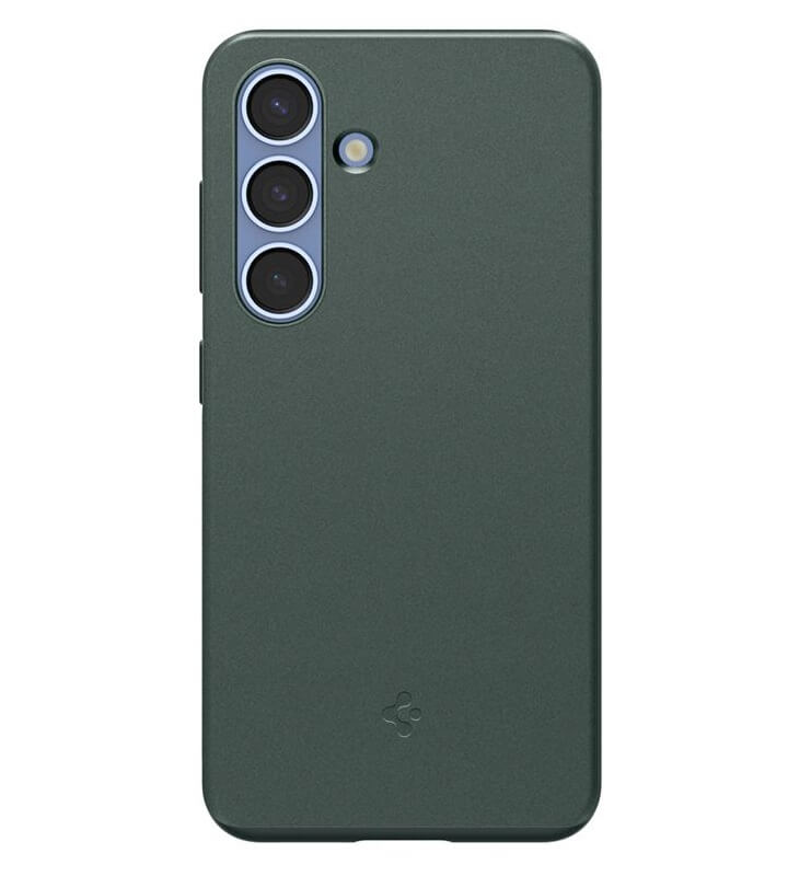 Magsafe Противоударен Калъф за Samsung S25, Spigen Thin Fit Magsafe Case, Зелен (2)