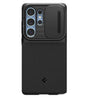 Калъф с Камерен Предпазител за Samsung S25 Ultra, Spigen Optik Armor Case, Черен