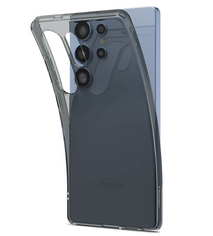 Силиконов Калъф за Samsung S25 Ultra, Spigen Liquid Space Crystal Case, Черен