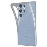 Блестящ Калъф за Samsung S25 Ultra, Spigen Liquid Crystal Glitter Quartz Case, Прозрачен (7)