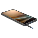 Противоударен Силиконов Калъф за Samsung S25 Ultra, Spigen Liquid Air Case, Сив (7)