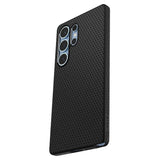 Противоударен Силиконов Калъф за Samsung S25 Ultra, Spigen Liquid Air Case, Черен (7)