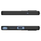 Противоударен Силиконов Калъф за Samsung S25 Ultra, Spigen Liquid Air Case, Черен (6)