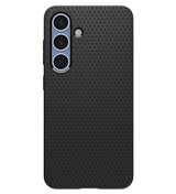 Противоударен Силиконов Калъф за Samsung S25 Plus, Spigen Liquid Air Case, Черен (2)