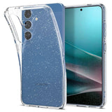 Блестящ Калъф за Samsung S25 Plus, Spigen Liquid Crystal Glitter Quartz Case, Прозрачен (3)