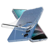 Блестящ Калъф за Samsung S25, Spigen Liquid Crystal Glitter Quartz Case, Прозрачен (6)